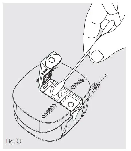 FIG 18 Cleaning the air quality sensor