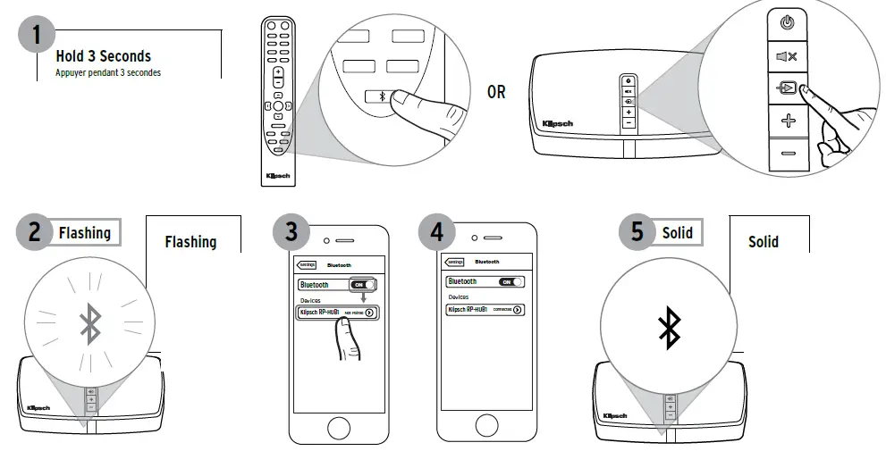 Klipsch RP-440WC Wireless Center Channel Speaker) 8