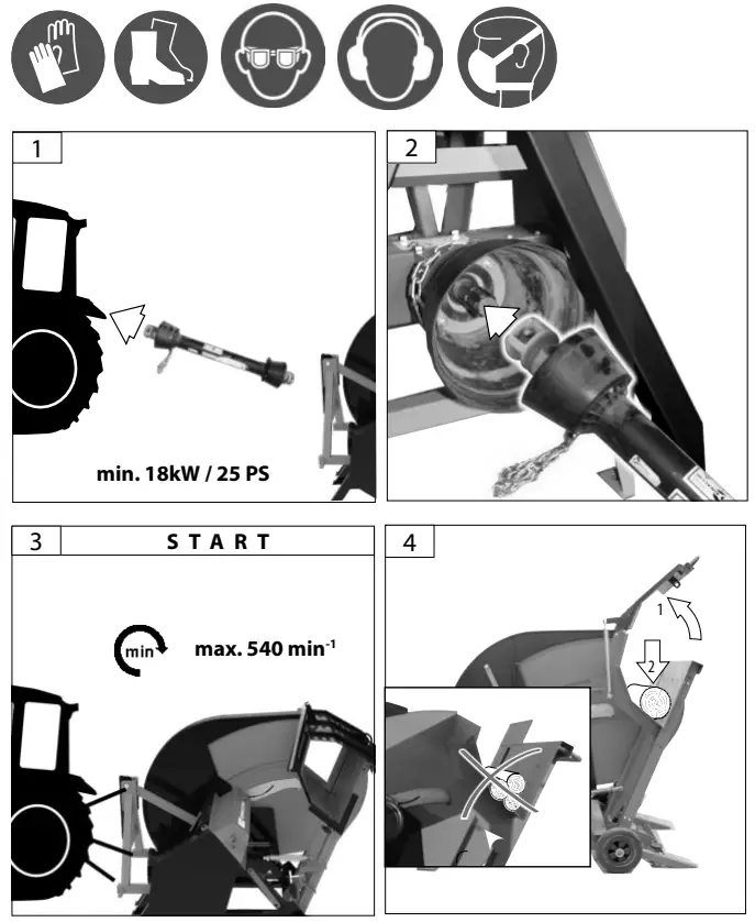 Gude GWS 700 ZR HM-2 Log Cutting Saw - fig 10
