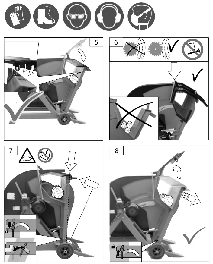 Gude GWS 700 ZR HM-2 Log Cutting Saw - fig 11