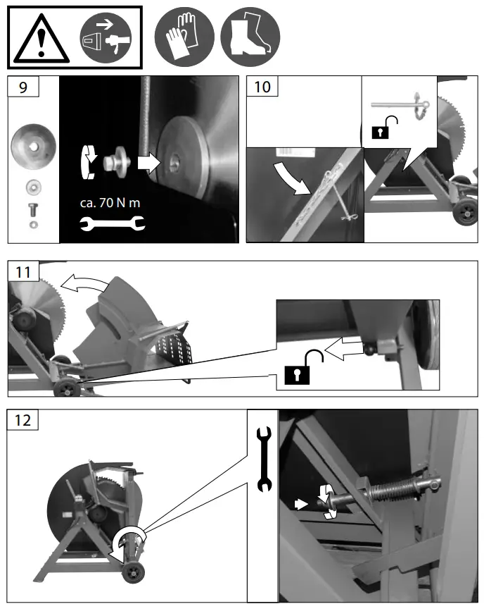 Gude GWS 700 ZR HM-2 Log Cutting Saw - fig 15