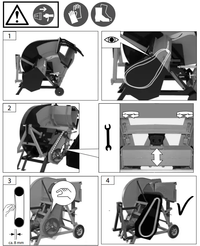 Gude GWS 700 ZR HM-2 Log Cutting Saw - fig 16