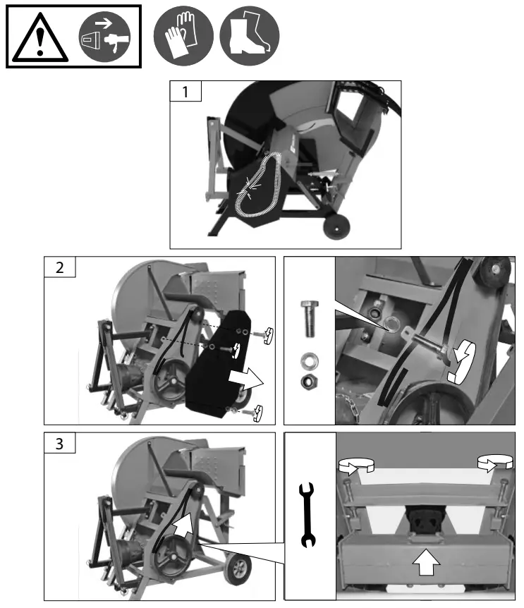Gude GWS 700 ZR HM-2 Log Cutting Saw - fig 17