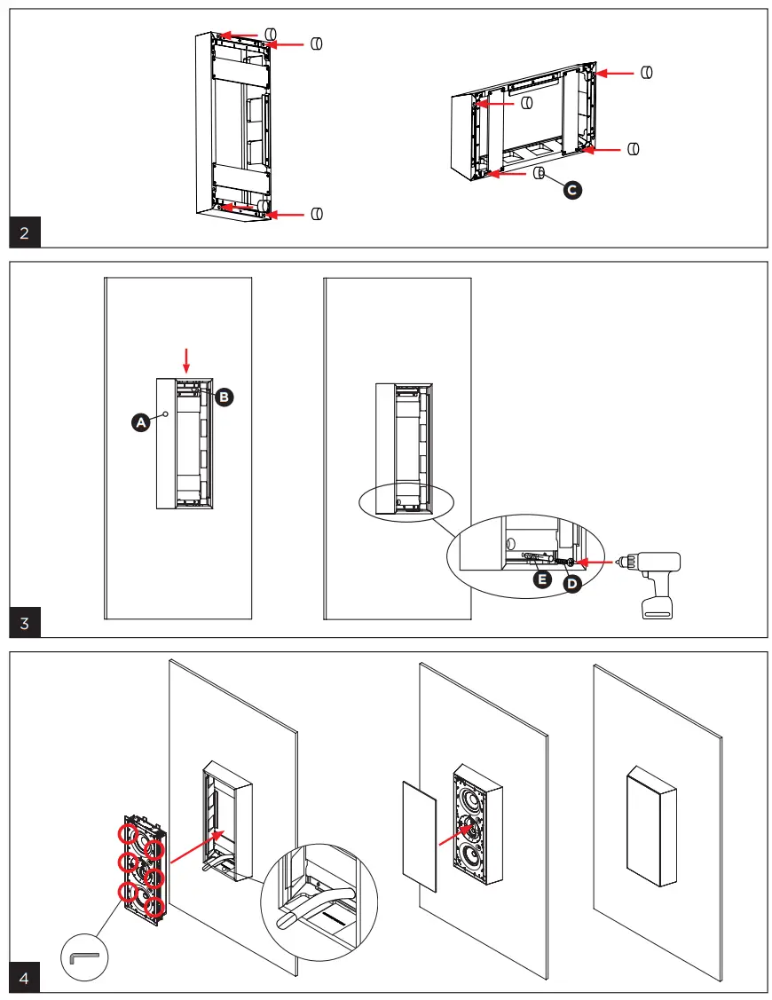 FOCAL 1000 IWLCR6 On Wall Frame-fig1