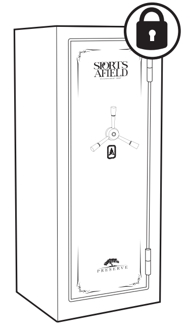 SPORTS AFIELD SA Series Preserve Biometric Series -LOCKOUT MODE