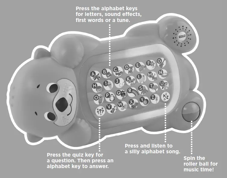 Fisher-Price-GCW09-Linkimals-A-To-Z-Otter-User-Manual-fig-6