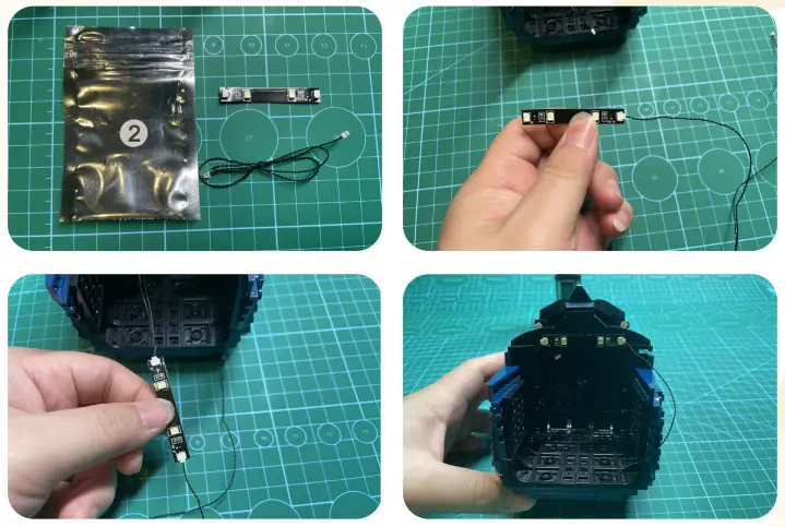 GAME OF BRICKS 76238 Light Kit for Classic TV Series Batman Cowl - 3