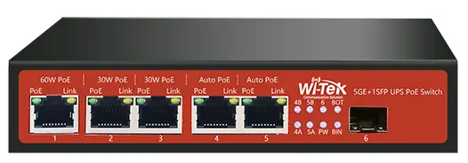 Wi Tek WIP S306GF UPS Unmanaged Solar PoE Switch-