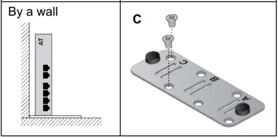 FIG 6 Determining Which Screw Holes to Use