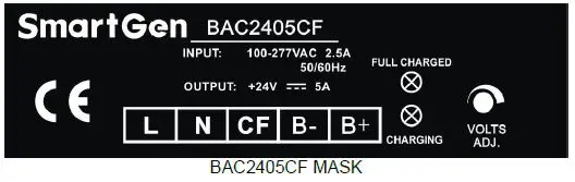 SmartGen BAC2405CF Battery Charger User-2