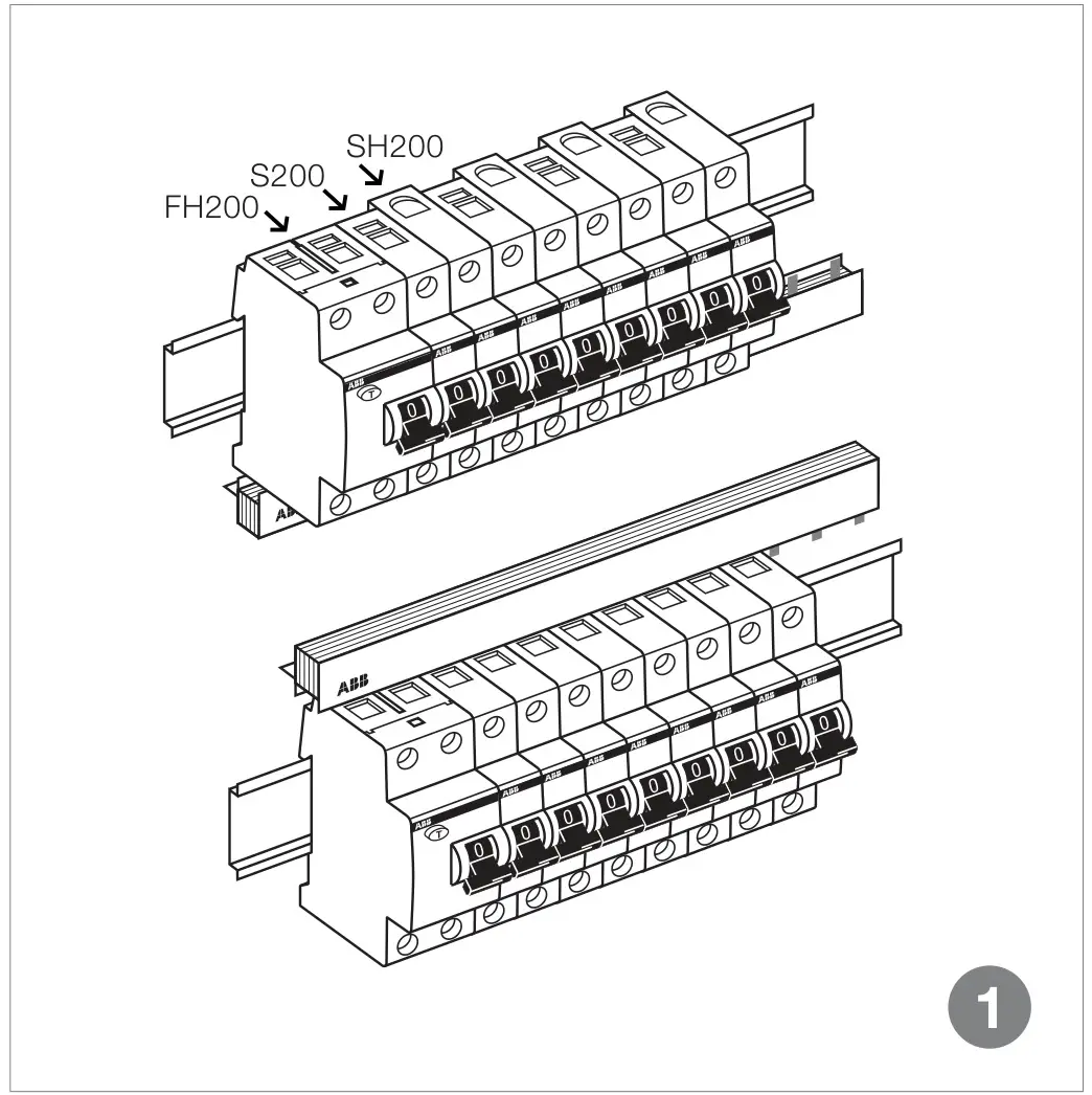 ABB FH200A Residual Current Circuit Breaker - Figure 1