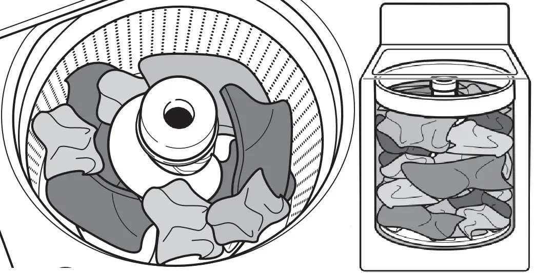 Whirlpool W11556538A-SP Top Load Washer - Load Clothes - Step 2