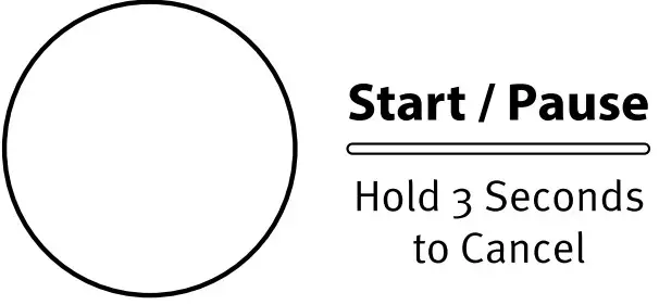 Whirlpool W11556538A-SP Top Load Washer - Press Start Pause Cancel