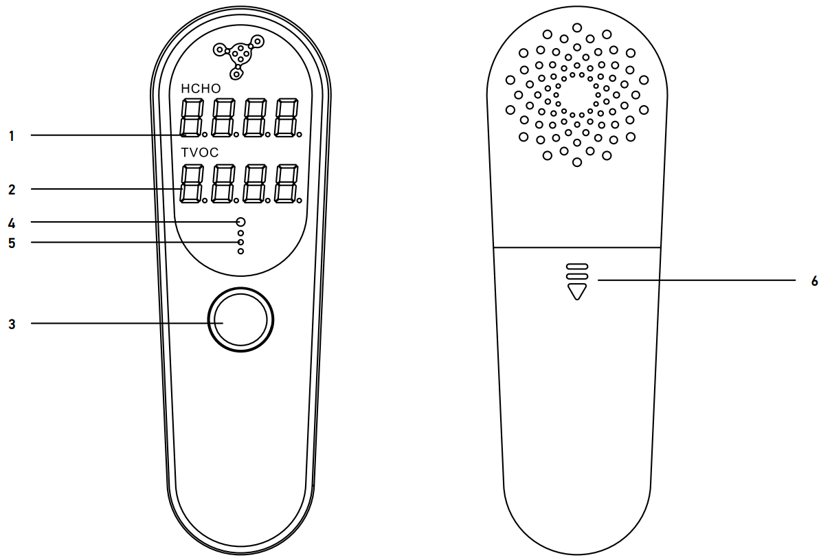 levenhuk Wezzer Air Pro DM10 Air Quality Monitor - Fig