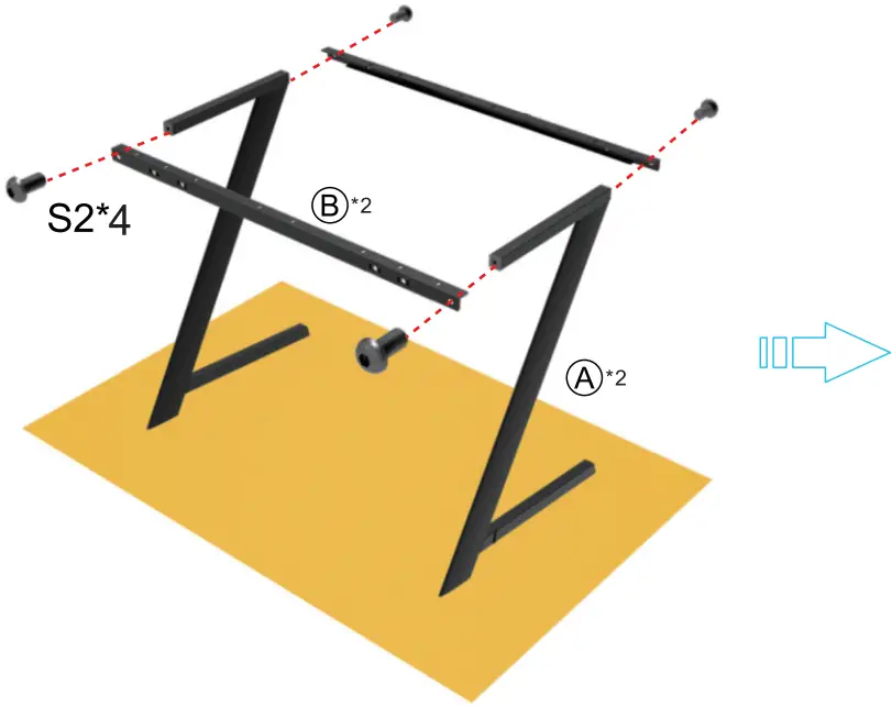 Kmart 43205721 Gaming Desk A05
