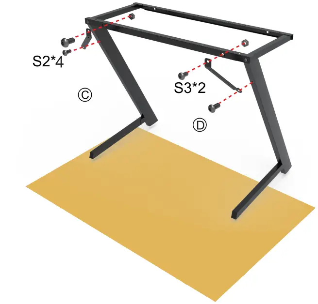 Kmart 43205721 Gaming Desk A06