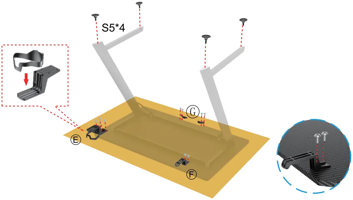 Kmart 43205721 Gaming Desk B06