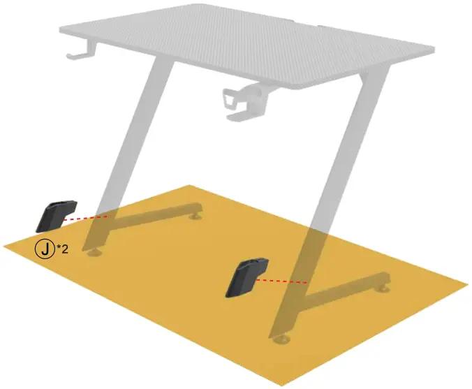 Kmart 43205721 Gaming Desk C02