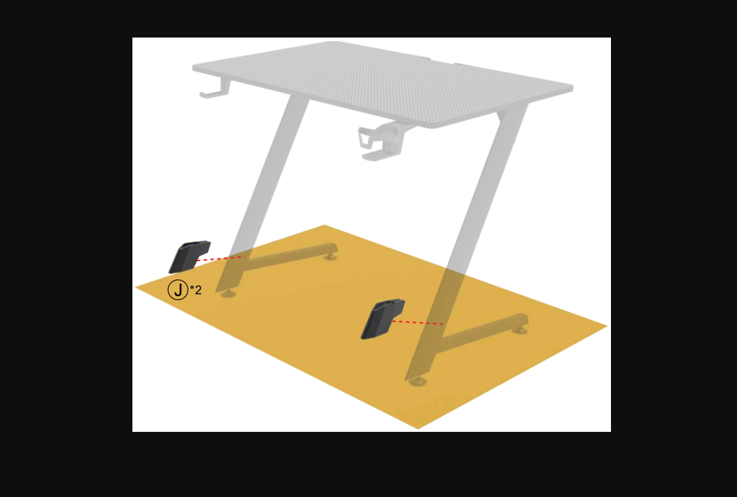 Kmart 43205721 Gaming Desk Instruction Manual