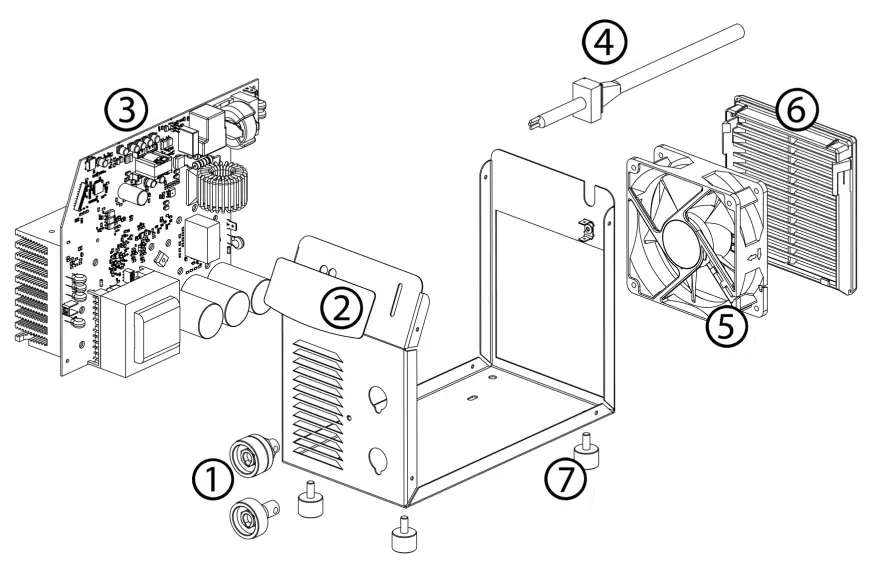 PROGYS 200A PFC MMA and TIG Welding Machine - SPARE PARTS