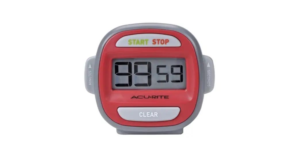Acurite 00291e Red Digital Timer Instructions