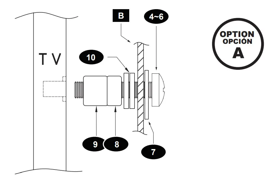 AVARRO NX-FS1342 Small Fixed Low Profile Mount - Figure 5
