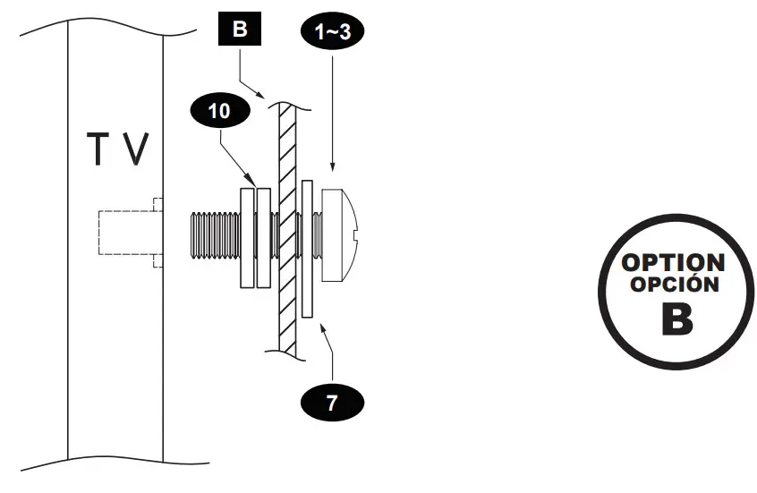 AVARRO NX-FS1342 Small Fixed Low Profile Mount - Figure 6