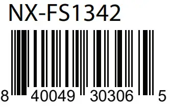 AVARRO NX-FS1342 Small Fixed Low Profile Mount - barcode