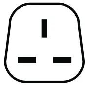 Plug adaptor required