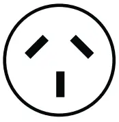 Plug adaptor
required