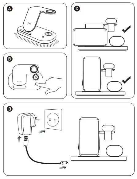 YANKEE YAC 5310 Wireless Charger - fig 1