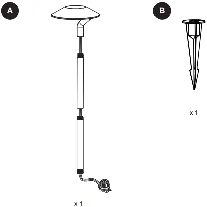 Harbor Breeze ZDL1144-L3.5K8030H Copper Low Voltage LED Flood Light-FIG2
