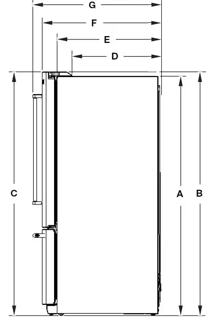 KitchenAid KRFF577 36 Inch Width Standard Depth French Door Refrigerator 7