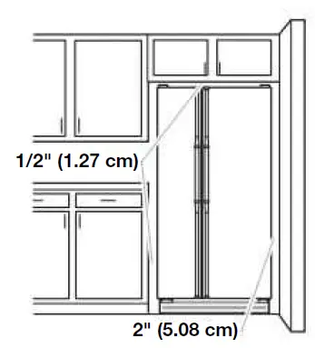 KitchenAid KRFF577 36 Inch Width Standard Depth French Door Refrigerator 8