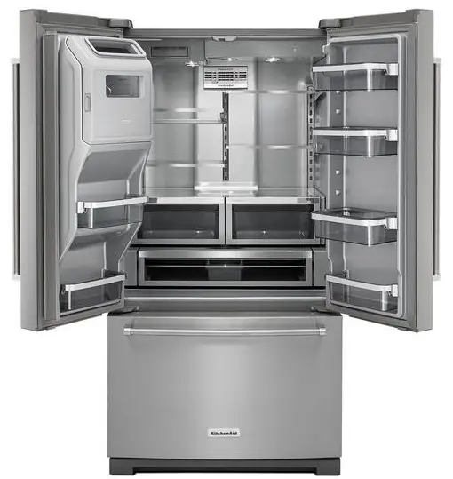 KitchenAid KRFF577 36 Inch Width Standard Depth French Door Refrigerator