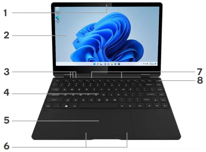 Kogan KAL13K700PA ATLAS 13 3Inch Celeron K700 Laptop - Front view