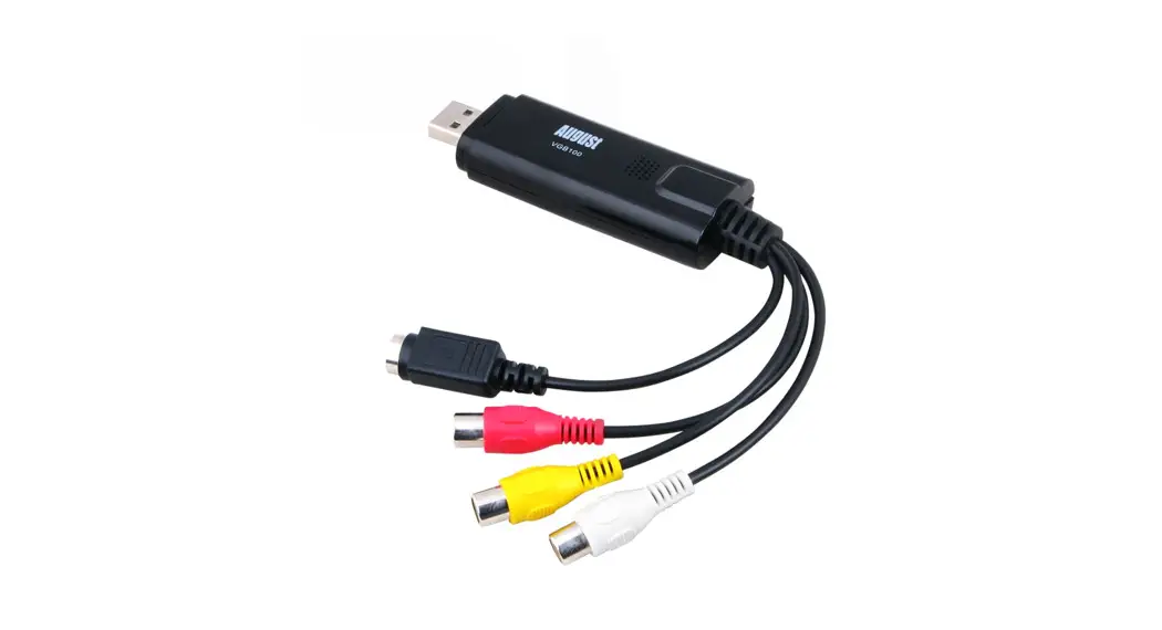 August Usb2.0 Video Capture Adaptor Vgb100 User Guide