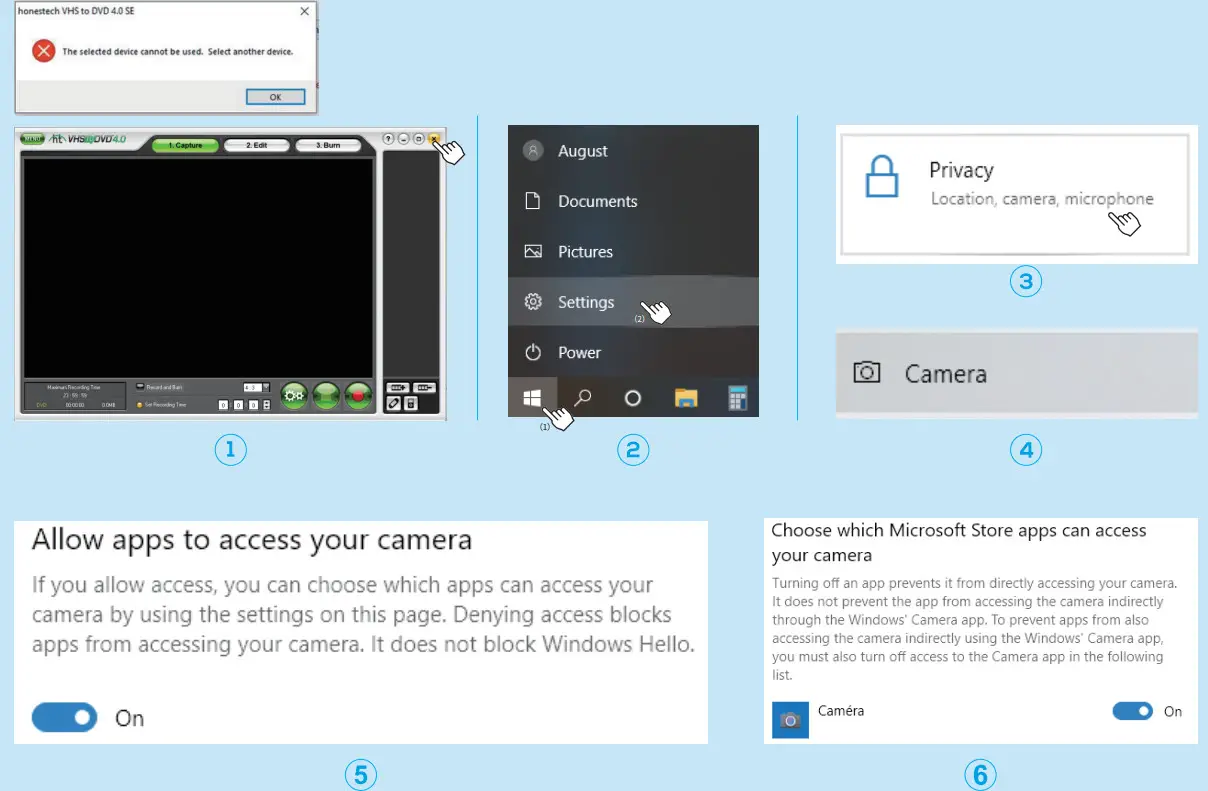 August USB2.0 Video capture Adaptor VGB100 - step