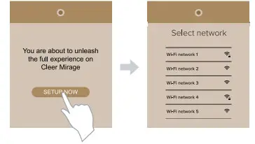 cleer MIRAGE Smart Dispaly Speaker - Set up