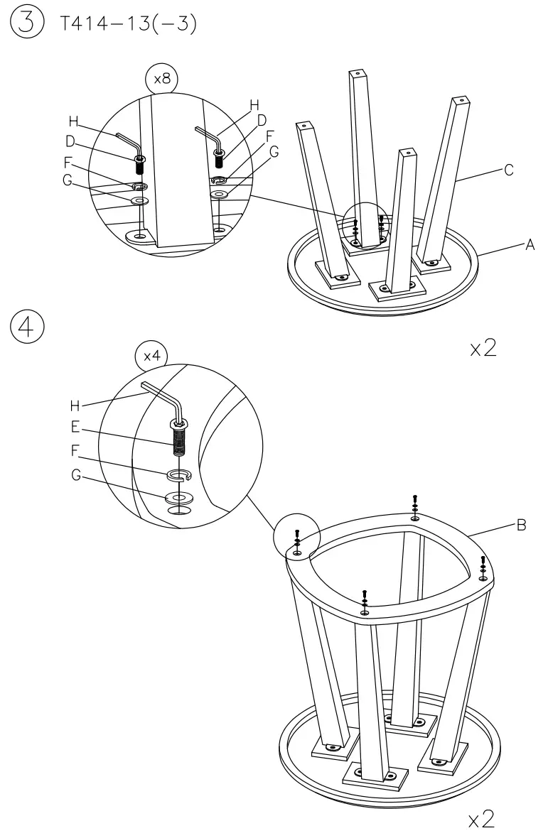 T414-13 FuT414-13 Furniture Luvoni Occasional Table Set - fig 3rniture Luvoni Occasional Table Set - fig 3