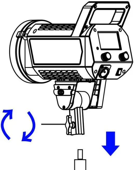 Light frame installation and removal