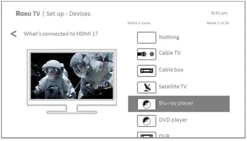 Roku TV Version 8.0 - Connect all the devices you plan to use with your TV