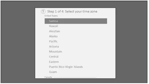 Roku TV™ Version 8.0 - If prompted, select your time zone