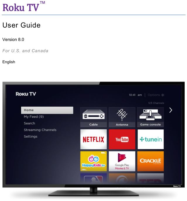 Roku TV™ Version 8.0 User Guide
