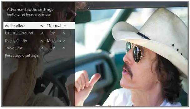 Roku TV Version 8.0 - Advanced audio settings – DTS TruSurround