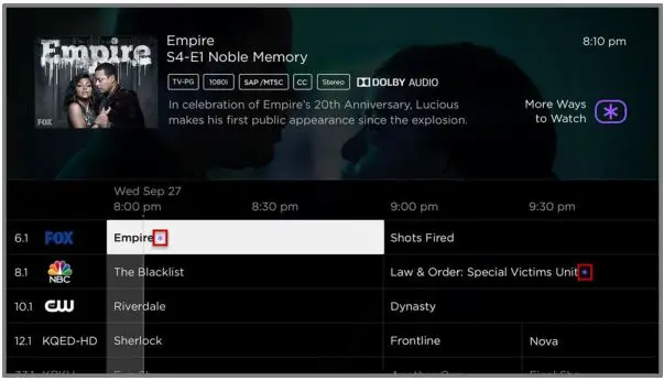 Roku TV Version 8.0 - In the Smart Guide, you can view More Ways to Watch