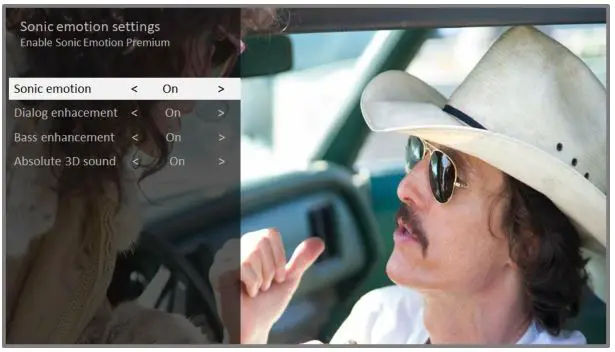 Roku TV Version 8.0 - Sonic Emotion settings
