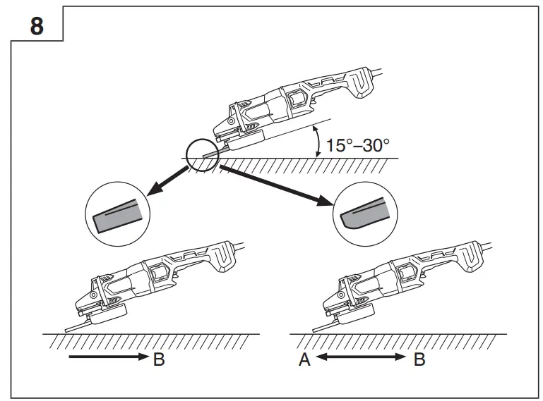 HIKOKI-G18BYE-180mm-7-Inch-Disc-Grinder-with-Trigger-Switch-FIG-8