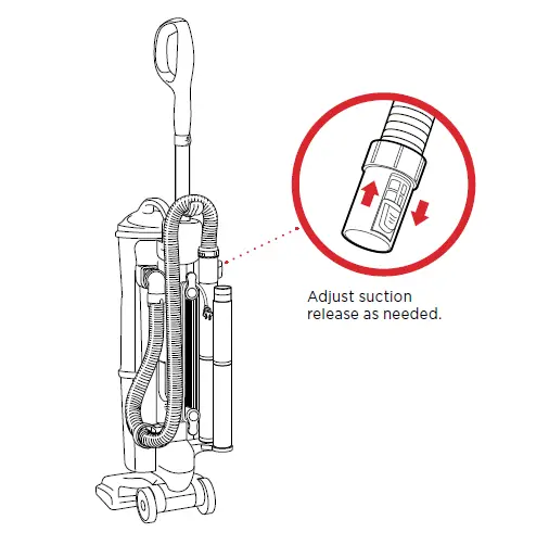 Adjust suction