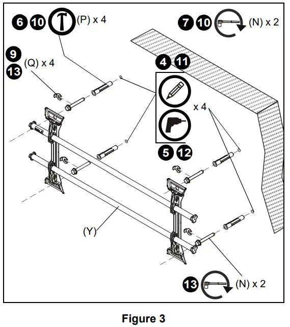 CHIEF KITXWXSM1UP Mounting kit - fig 7